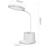 Platinet Desk Lamp LED Pen Holder 4W White | Klikk Malta