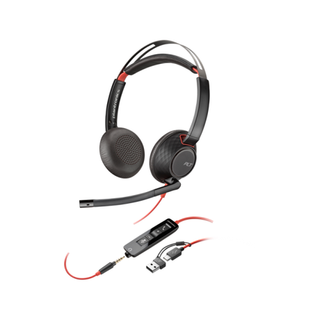 Poly Blackwire 5220 Stereo USB-C Headset | Klikk Malta