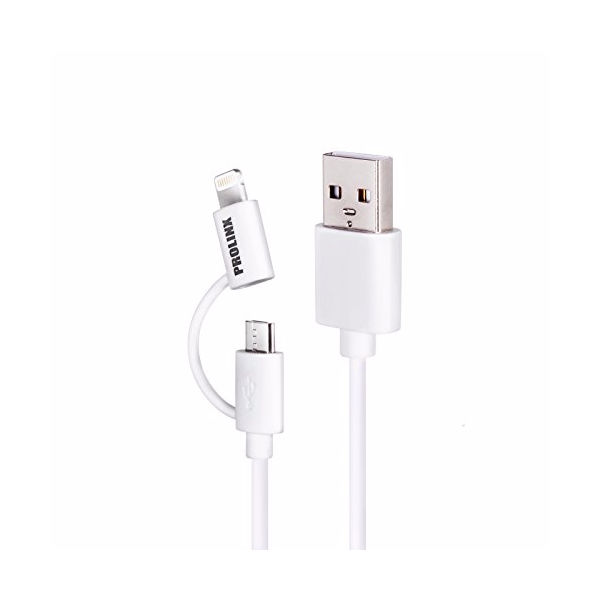Prolinx Lightning / Micro USB to USB Cable 1m | Klikk Malta