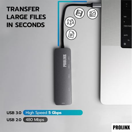 Prolinx USB-C Hub (USB-C 2xUSB-A) | Klikk Malta