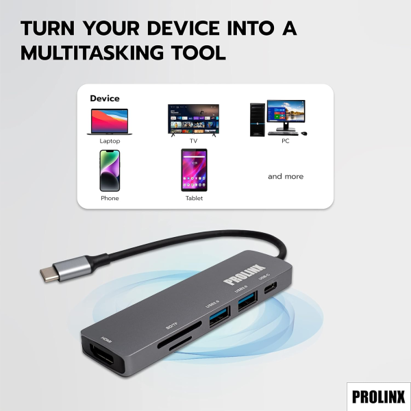 Prolinx USB-C Hub (USB-C 2xUSB-A) | Klikk Malta