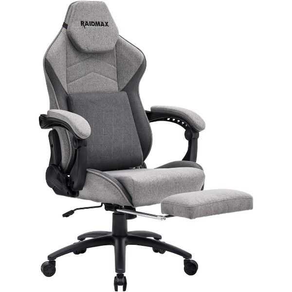 Raidmax Drakon DK719 Grey Gaming Chair with... | Klikk Malta