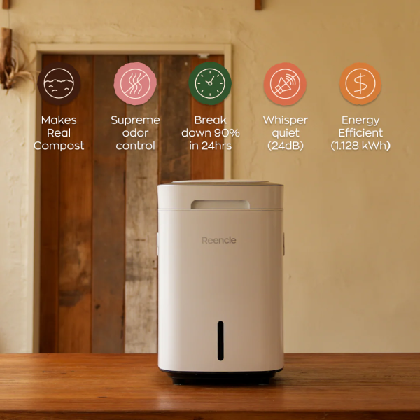 Reencle Prime Home Composter Star White | Klikk Malta