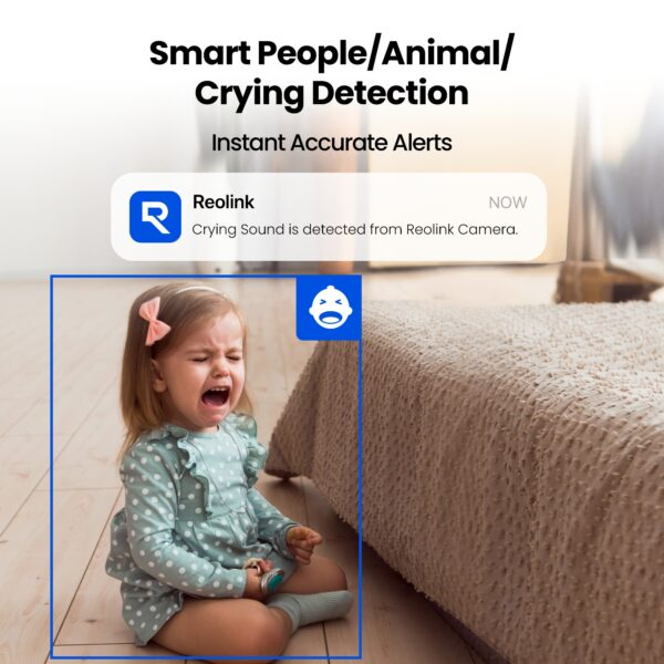 Reolink E321 3MP Indoor Camera White | Klikk Malta