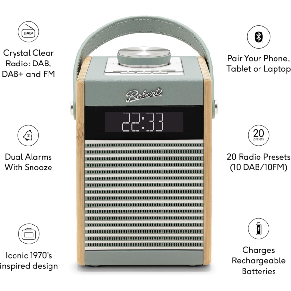 Roberts Rambler Midi BT Portable DAB/FM Rad... | Klikk Malta