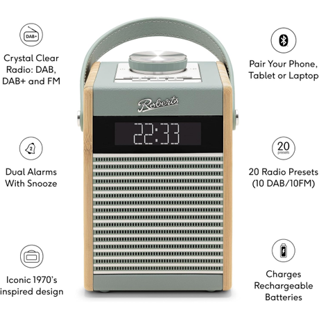 Roberts Rambler Midi BT Portable DAB/FM Rad... | Klikk Malta