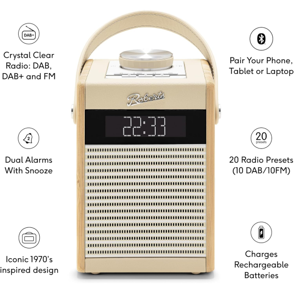 Roberts Rambler Midi BT Portable DAB/FM Rad... | Klikk Malta