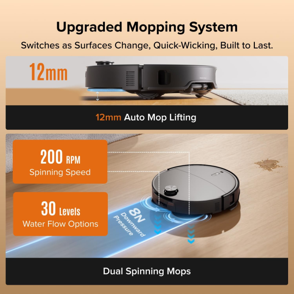 Roborock Qrevo Edge 2 Black | Klikk Malta
