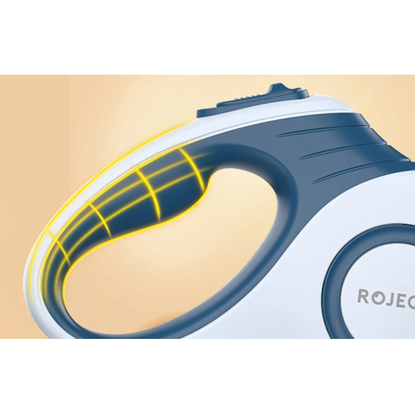 Rojeco 5M Automatic Retractable Dog Leash Blue | Klikk Malta