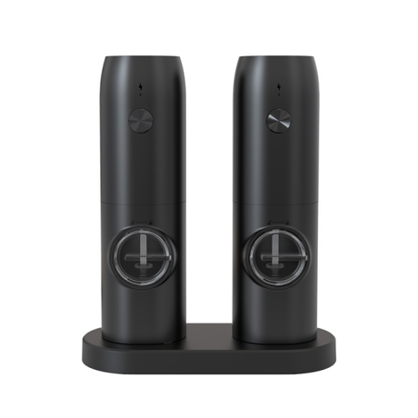 Salt & Pepper Rechargeable Grinder Set Black | Klikk Malta