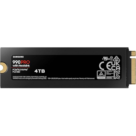 Samsung 990 PRO 4TB M.2 PCIe SSD with Heatsink | Klikk Malta