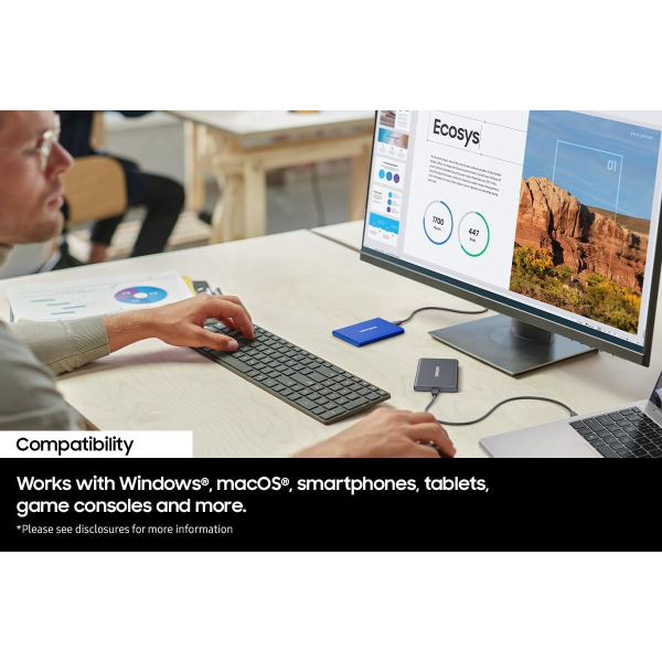 Samsung T7 2TB USB 3.2 Mobile External SSD ... | Klikk Malta
