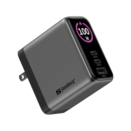 Sandberg 100W Travel PD Wall Charger with D... | Klikk Malta