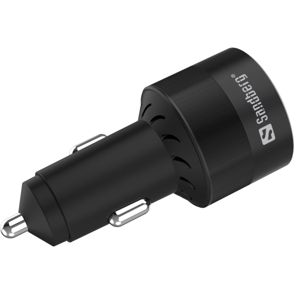 Sandberg 3-port Car Charger 130W (2xUSB-C U... | Klikk Malta