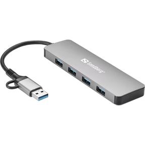 Sandberg 4-port USB-C/A Hub | Klikk Malta