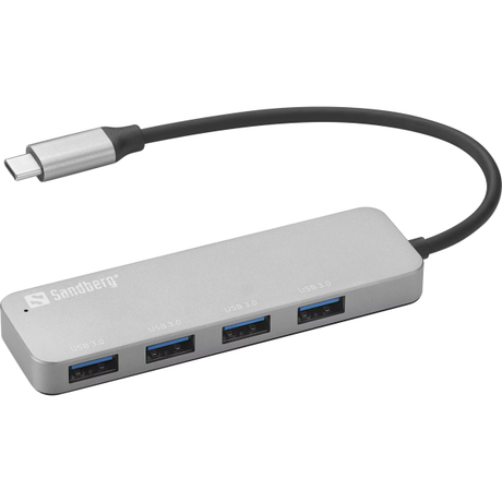 Sandberg 4-port USB-C Hub (4xUSB-A) | Klikk Malta
