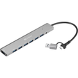 Sandberg 7-port USB-C/A Hub | Klikk Malta