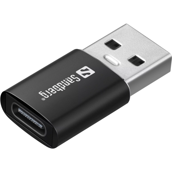 Sandberg Streamer USB-C/A Clip Microphone | Klikk Malta