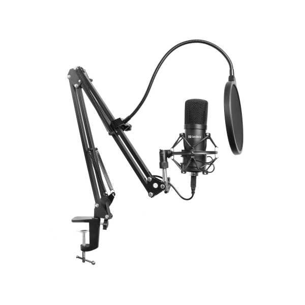 Sandberg Streamer USB Microphone Kit | Klikk Malta