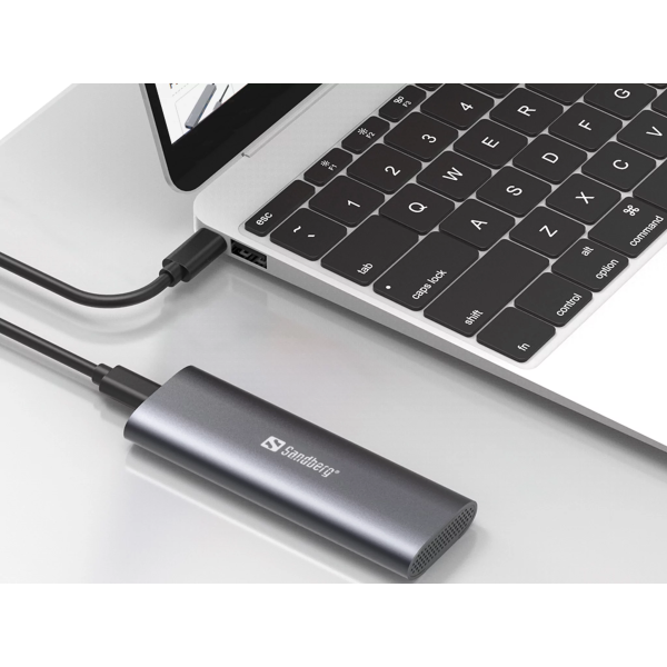 Sandberg USB-C 3.2 Case for M.2+NVMe SSD | Klikk Malta