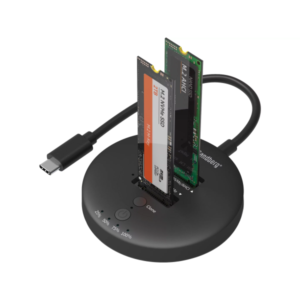 Sandberg USB-C 3.2 Cloner Dock for M.2 & NV... | Klikk Malta