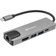 Sandberg USB-C 5-in-1 Travel Dock (HDMI USB... | Klikk Malta