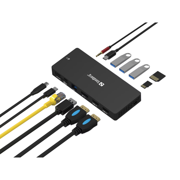 Sandberg USB-C Triple Display 13-in-1 Docki... | Klikk Malta