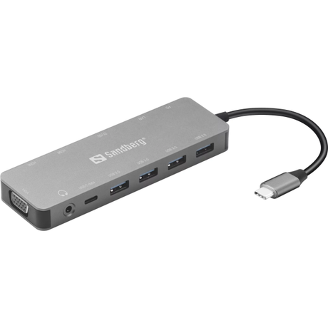 Sandberg USB-C Triple Display 13-in-1 Trave... | Klikk Malta
