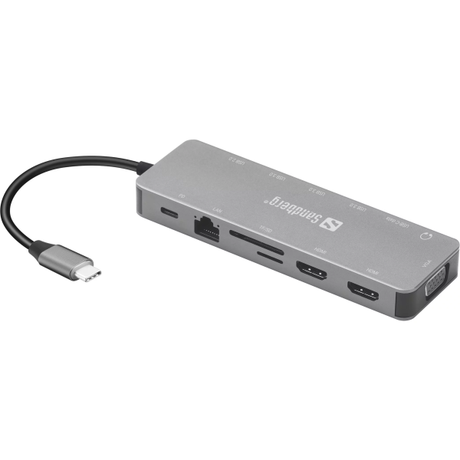 Sandberg USB-C Triple Display 13-in-1 Trave... | Klikk Malta