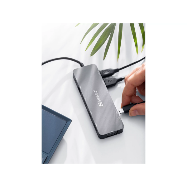 Sandberg USB-C Triple Display 13-in-1 Trave... | Klikk Malta