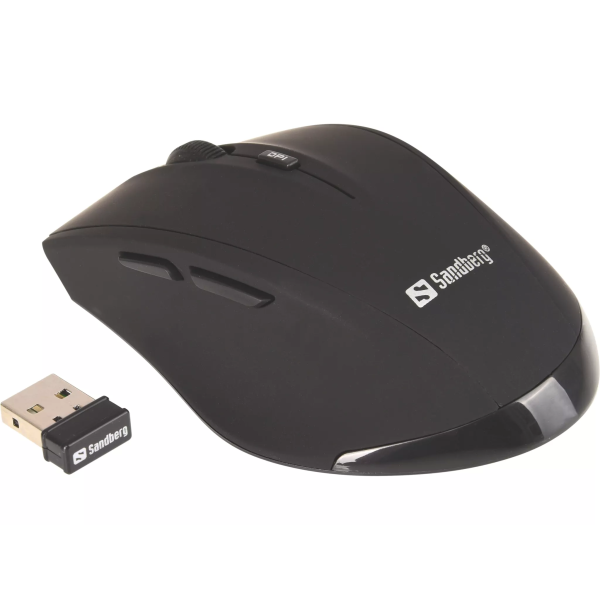 Sandberg Wireless Mouse Pro Black | Klikk Malta