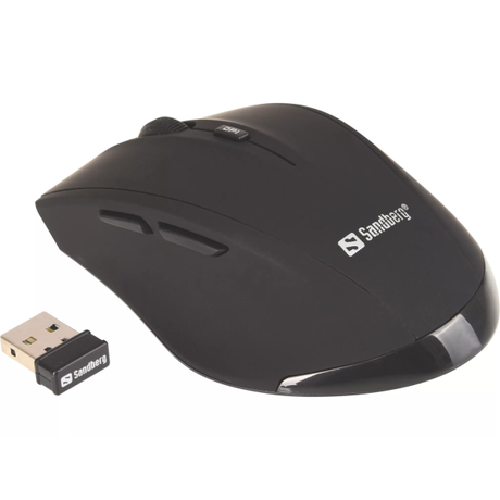 Sandberg Wireless Mouse Pro Black | Klikk Malta