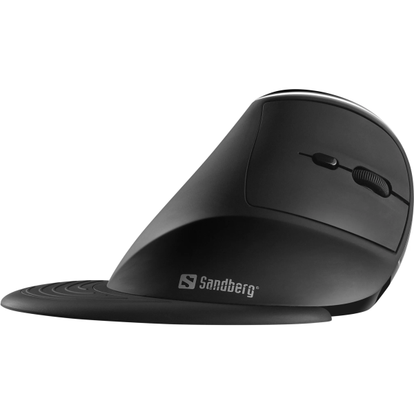 Sandberg Wireless Vertical Mouse Pro Black | Klikk Malta