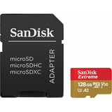 SanDisk 128GB Extreme A2 UHS-I U3 Micro SDX... | Klikk Malta