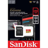 SanDisk 256GB Extreme A2 UHS-I U3 Micro SDX... | Klikk Malta