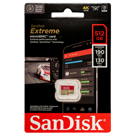 SanDisk 512GB Extreme A2 UHS-I U3 Micro SDX... | Klikk Malta