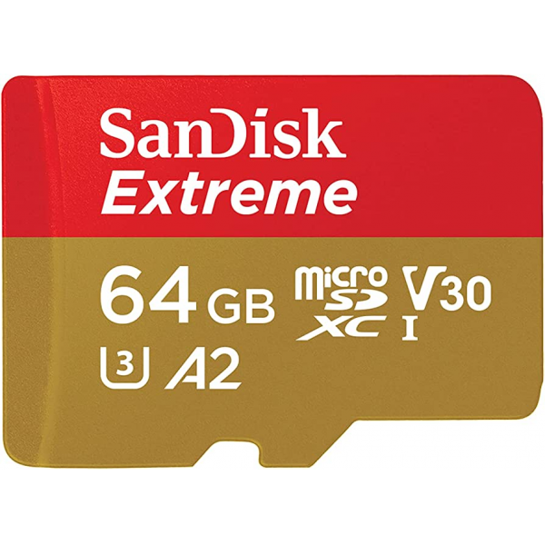 SanDisk 64GB Extreme A2 UHS-I U3 Micro SDXC... | Klikk Malta