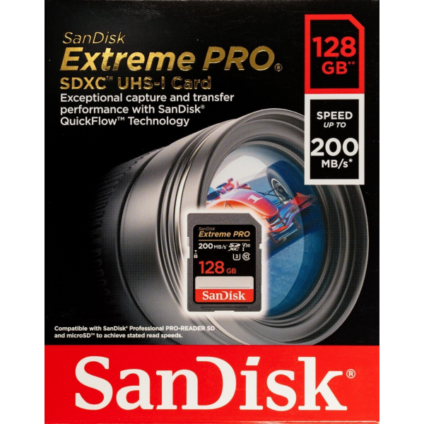 SanDisk Extreme Pro 128GB UHS-I  U3 SDXC Me... | Klikk Malta