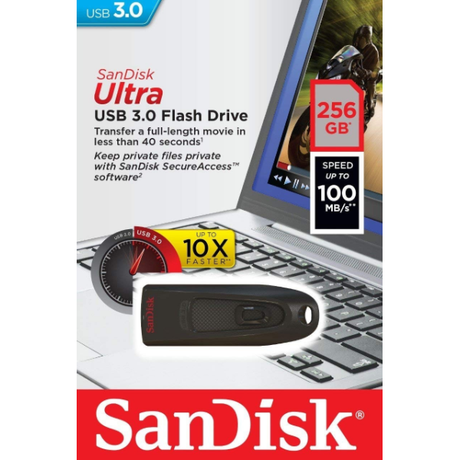 SanDisk Ultra 256GB USB 3.0 Flash Drive | Klikk Malta