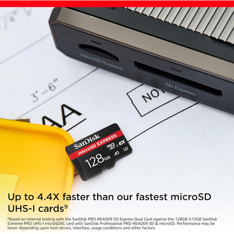 SanDisk 128GB Micro SD Express 880MB/s | Klikk Malta