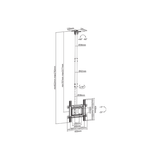 SBOX Ceiling Full Motion TV Mount up to 70 ... | Klikk Malta