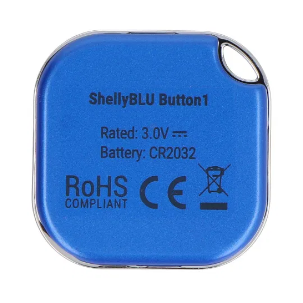 Shelly BLU Smart Button 1 Blue | Klikk Malta