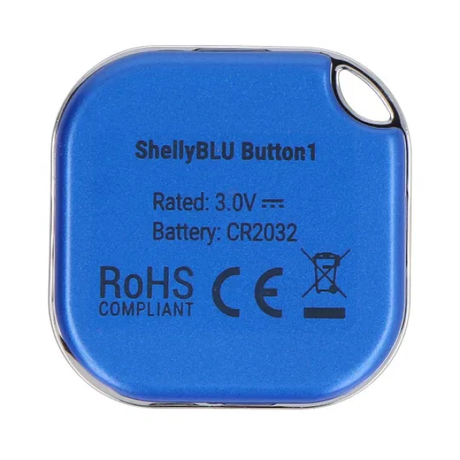 Shelly BLU Smart Button 1 Blue | Klikk Malta