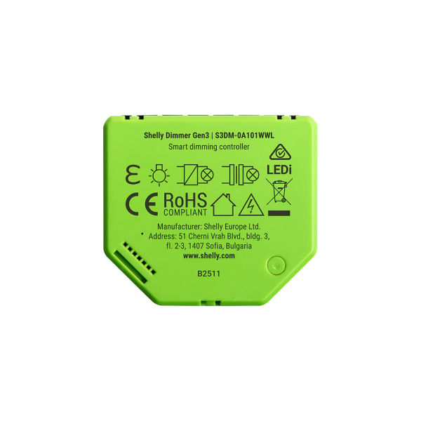 Shelly Dimmer Gen3 Smart Dimming Controller | Klikk Malta