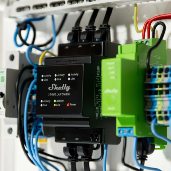 Shelly LAN Switch 5-channel DIN Smart LAN S... | Klikk Malta