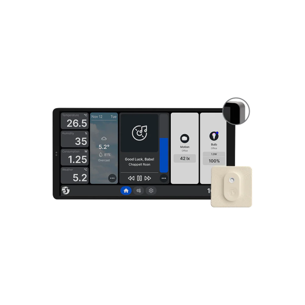 Shelly Smart Wall Display X2 Silver + Blu H... | Klikk Malta
