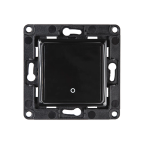Shelly Smart Wall Switch 1-gang Black | Klikk Malta