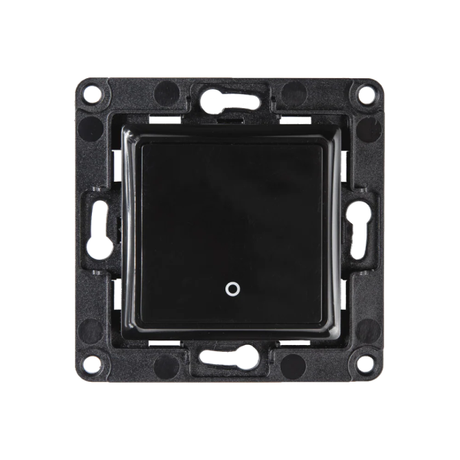 Shelly Smart Wall Switch 1-gang Black | Klikk Malta