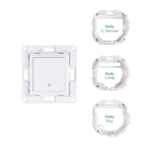Shelly Smart Wall Switch 1-gang White | Klikk Malta
