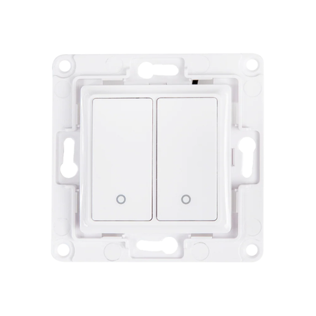 Shelly Smart Wall Switch 2-gang White | Klikk Malta
